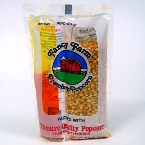 Pre-measured popcorn packs - Uncle Bob's Popcorn