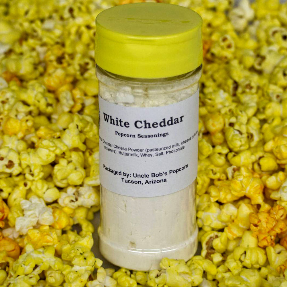 White Cheddar Popcorn Seasonings - Uncle Bob's Popcorn